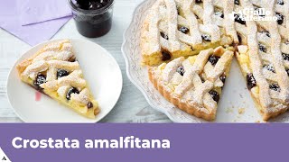 CROSTATA AMALFITANA CON CREMA E AMARENE  Ricetta Originale [upl. by Olson]