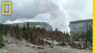 World’s Most Powerful Geyser Erupts Three Times After Years of Quiet  National Geographic [upl. by Assirec]