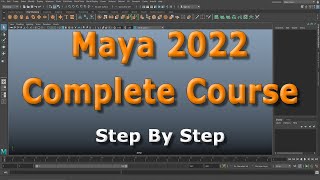 Lesson 01 Maya Interface and Viewport Operating [upl. by Yendyc]