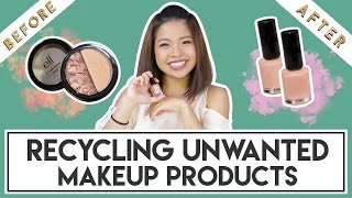 RECYCLING UNWANTED MAKEUP PRODUCTS  PrettySmart [upl. by Eelsha]