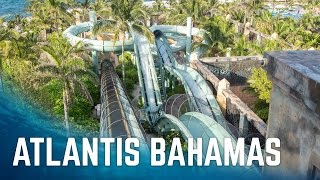 All Big Water Slides at Atlantis Paradise Island  Nassau Bahamas [upl. by Artur642]