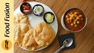 Channa Bhatura Recipe By Food Fusion [upl. by Elyrrad548]