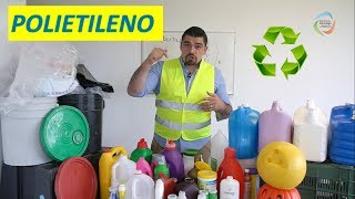 RECICLAJE DE POLIETILENO INYECCIÓN EXTRUSIÓN SOPLO ROTOMOLDEO [upl. by Bertrando]