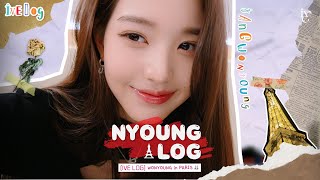 IVE LOG WONYOUNG in PARIS 🐰 │NYOUNG LOG [upl. by Eniala999]