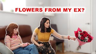 MY EX SENT ME FLOWERS PRANK ON FIANCÉE she gets mad [upl. by Hoxsie]