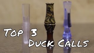 Top 3 Duck Calls For Beginners [upl. by Anialam]