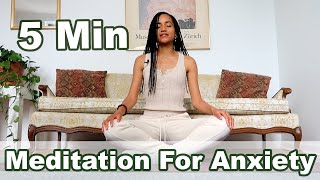 5Minute Meditation For Anxiety [upl. by Malha]