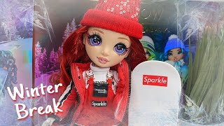 Rainbow High Winter Break Ruby Anderson Doll review  zombiexcorn [upl. by Imuy859]