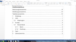 Word automatisches Inhaltsverzeichnis und Seitenzahlen erstellen  Komplettkurs Tutorial [upl. by Lavery]