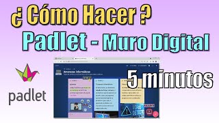 como hacer un padlet [upl. by Eedolem]