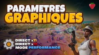 LES MEILLEURS PARAMETRES GRAPHIQUES DANS FORTNITE  MODE PERFORMANCE  DIRECTX12  NVIDIA REFLEX [upl. by Ocsinarf]