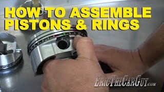 How To Assemble Pistons amp Rings [upl. by Elli232]