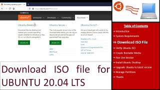 Download latest version Ubuntu 2004 LTS ISO file  Ubuntu Installation Tutorial  01 [upl. by Valerlan]