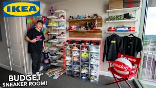 Building The Ultimate BUDGET Sneaker Room IKEA SETUP [upl. by Amikan]