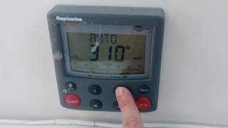 How sailboat autopilot works raymarine [upl. by Jacklin529]