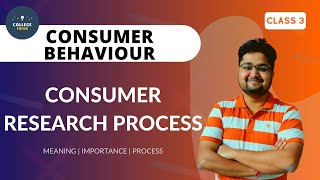 Consumer Research  Introduction  Process  Importance  Consumer Behaviour  CLASS 3 [upl. by Meihar]