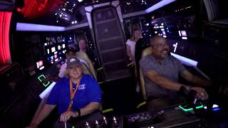 POV of Millennium Falcon Smugglers Run ride at Disney World [upl. by Dante]