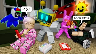 SPRUNKI FAMILY 🤖 Roblox Brookhaven 🏡 RP  Funny Moments [upl. by Beaumont384]