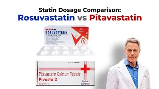 Statin Dosage Comparison Rosuvastatin vs Pitavastatin [upl. by Haggi]