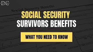 Social Security Survivors Benefits What you need to know [upl. by Rockefeller]