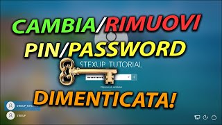 SOLUZIONE PASSWORD DIMENTICATA WINDOWS 10 [upl. by Iaoh]