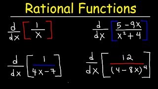 Derivatives of Rational Functions [upl. by Karena]