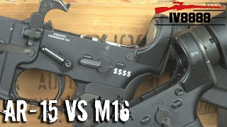 Firearms Facts AR15 vs M16 [upl. by Orton]