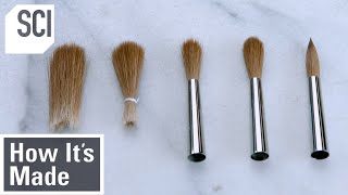 How Its Made Artist Paint Brushes [upl. by Aicilet]