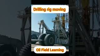 Drilling Rig Moving AmericaDrillingoperations [upl. by Rebme]