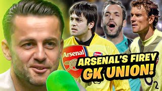 Fabianski and THAT Arsenal GK Union [upl. by Ahsinar]