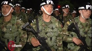 La Policía Militar brinda seguridad en zonas complejas de Bogotá [upl. by Reedy]