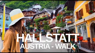 4K Hallstatt Austria Walking Tour with Relaxing Natural Sounds ASMR [upl. by Noonberg392]