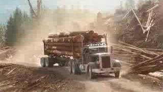 1948 Peterbilt logging truck Deming Washington [upl. by Poler]