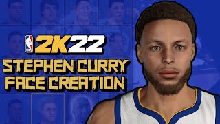 NBA 2K22  Steph Curry Face Creation  Current amp Next Gen [upl. by Ralyt874]