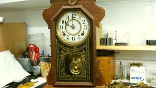 Ingraham Mantel Clock Movement Repair Preview [upl. by Yelyab]