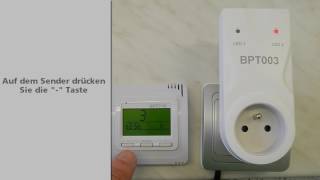 Empfänger für Infrarotheizung mit Thermostat TH30 verbinden [upl. by Samala553]