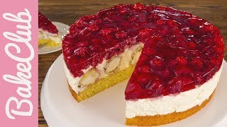 WindbeutelTorte mit Himbeeren  BakeClub [upl. by Canty]