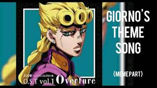 Giornos Theme Song  Meme part [upl. by Tomkiel]