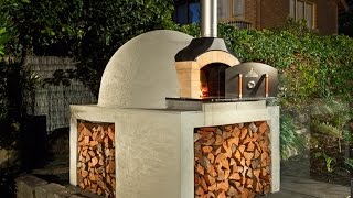 How to Build our Wood Fired Brick Pizza Oven Kit [upl. by Ahsaei]