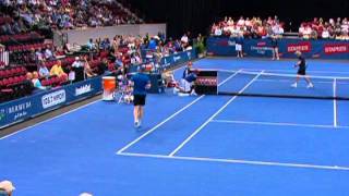 Bjorn Borg vs Jim Courier  Champion Series Tennis [upl. by Alyhc]