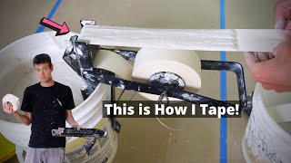 How to Tape Drywall with a SuperTaper [upl. by Zosema]