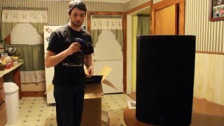 Turbosound iQ15 Loudspeaker Unboxing [upl. by Atnim]