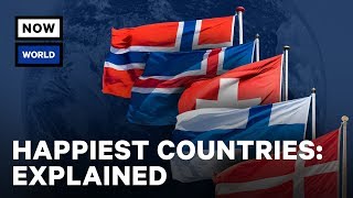 Happiest Countries In The World Explained  NowThis World [upl. by Jaban]