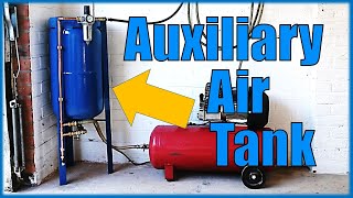 Making an auxiliary air tank from an old LPG gas bottle [upl. by Ardie]