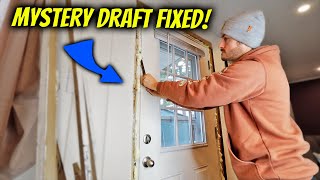 How to Fix Drafty Door and Window Trims  DIY [upl. by Cerys]