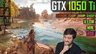 GTX 1050 Ti  Horizon Forbidden West [upl. by Dlorrej]