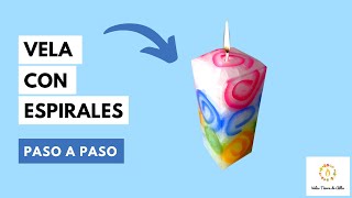 Como Hacer VELAS de PARAFINA con molde 🌀 [upl. by Aniretac]