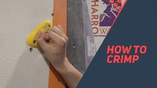 Climbing tips Introduction to Crimping [upl. by Akeihsal]