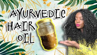 DIY AYURVEDIC HAIR OIL FOR MASSIVE HAIR GROWTH Use 2 to 3 times a week for extreme hair growth [upl. by Ykcub]