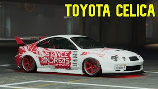 Gta 5 online Toyota CelicaCalico GTFCustomization  RACE CAR [upl. by Elamef3]